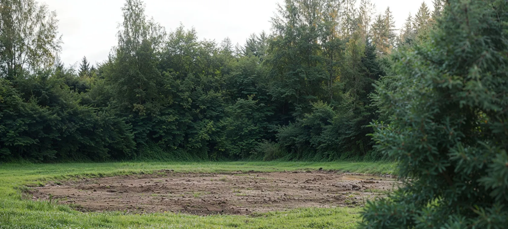 ADU builders Los Angeles empty backyard lot prepared for new accessory dwelling unit construction