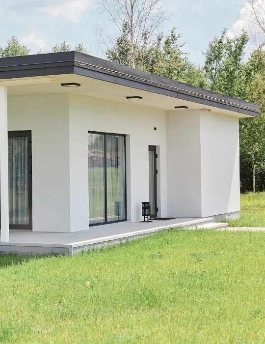 Backyard ADU construction Los Angeles modern detached unit exterior build